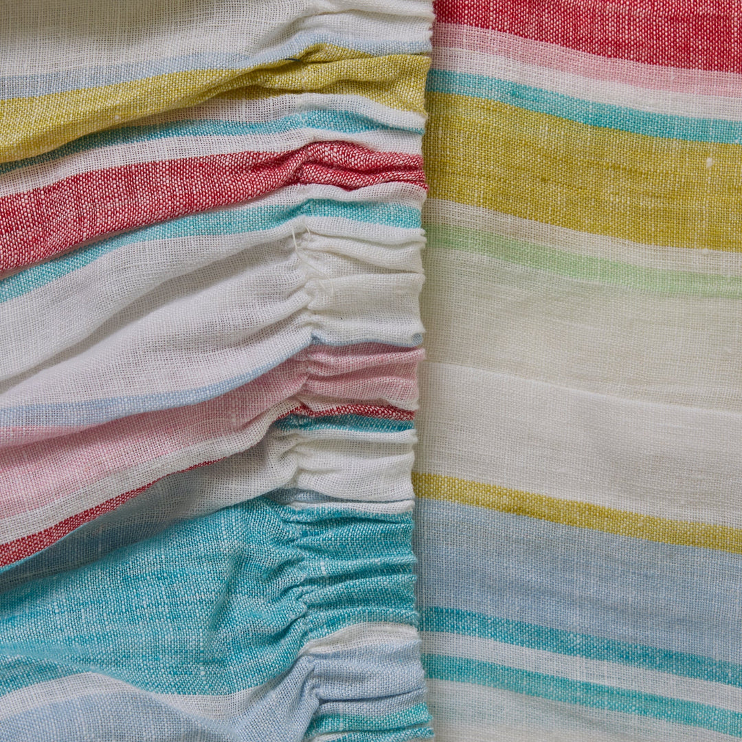 Kip & Co Bellissimo Stripe Linen Fitted Sheet