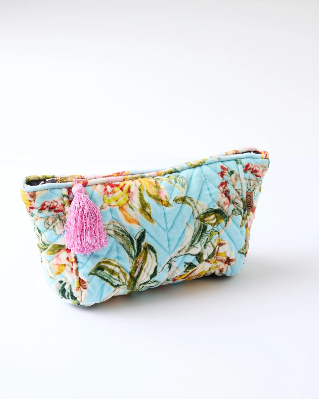 Kip & Co Somerset Blue Velvet Toiletry Bag
