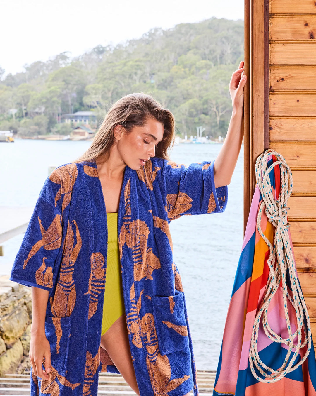Kip & Co Sun Kissed Terry Mini Robe