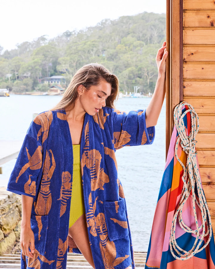 Kip & Co Sun Kissed Terry Mini Robe