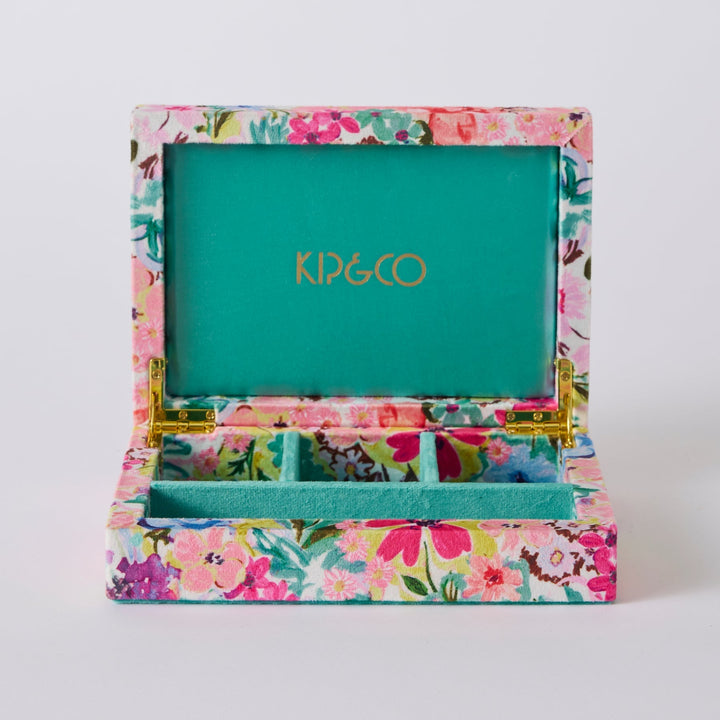 Kip & Co Alfresco Velvet Jewellery Box Small