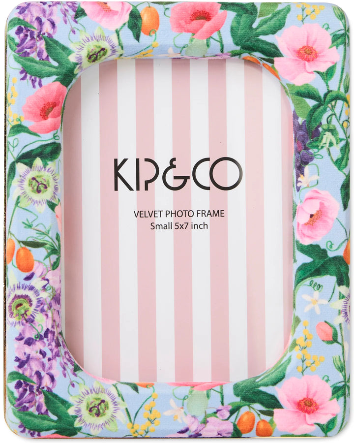 Kip & Co Spring In The Air Oval Velvet Photo Frame