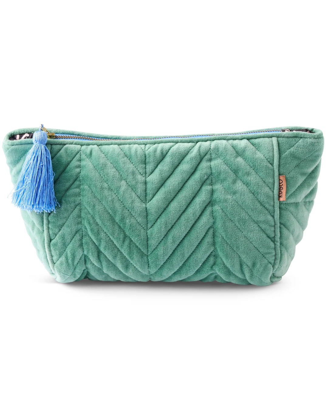 Kip & Co Seabed Velvet Toiletry Bag