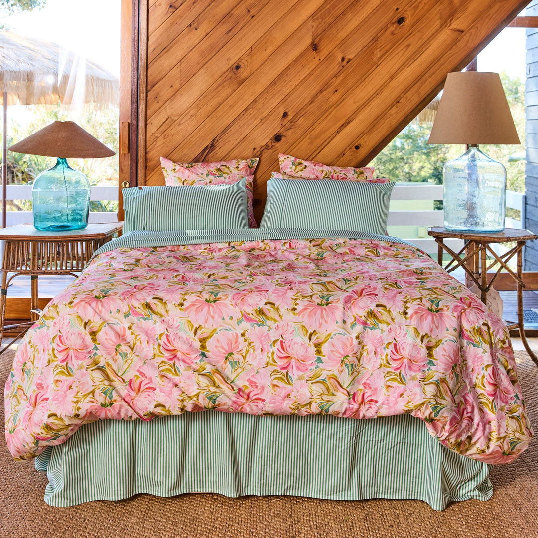 Kip & Co Warm Floral Breeze Organic Cotton Quilt Cover