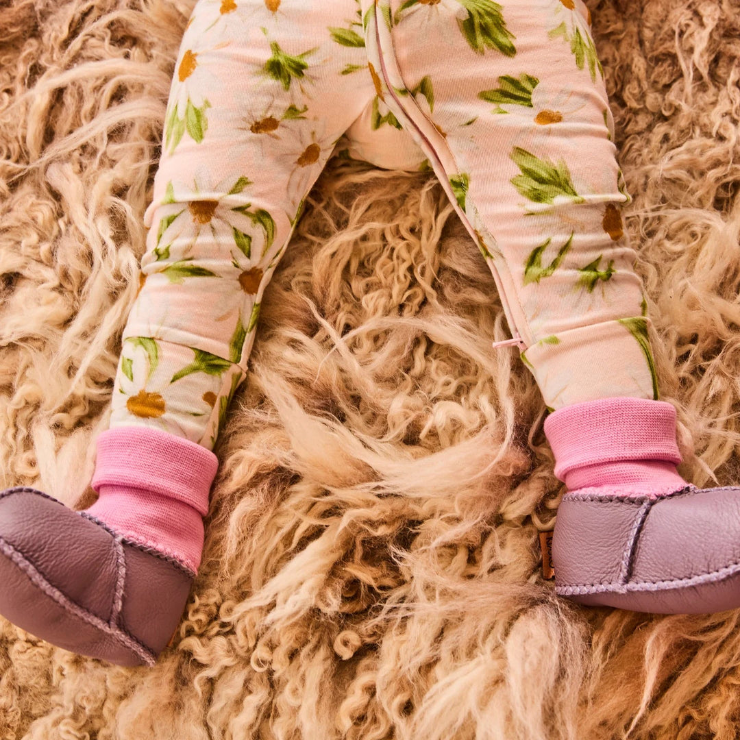 Kip & Co Lilac Baby Booties