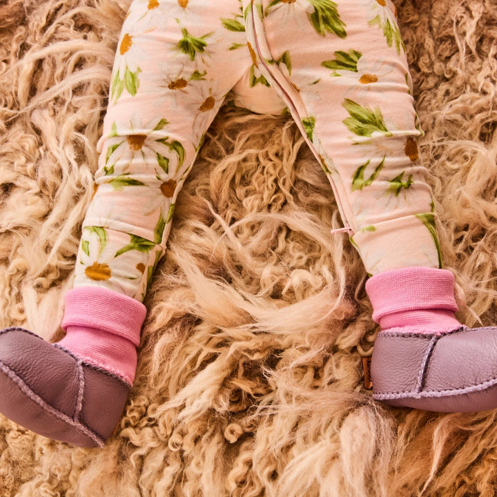 Kip & Co Lilac Baby Booties