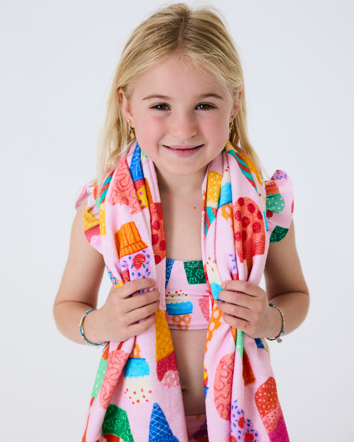 Kip & Co Gelato Printed Terry Beach Towel