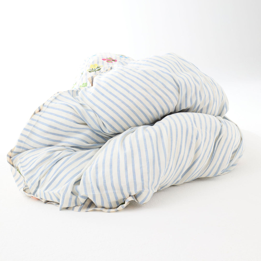 Kip & Co x Anna Spiro Malabar Floral Embroidered Linen Quilt Cover