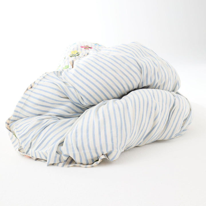 Kip & Co x Anna Spiro Malabar Floral Embroidered Linen Quilt Cover