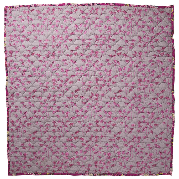 Sage x Clare Nicolette Coverlet - Poudre