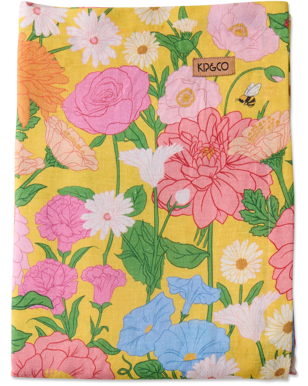 Kip & Co Follow The Sun Yellow Tablecloth