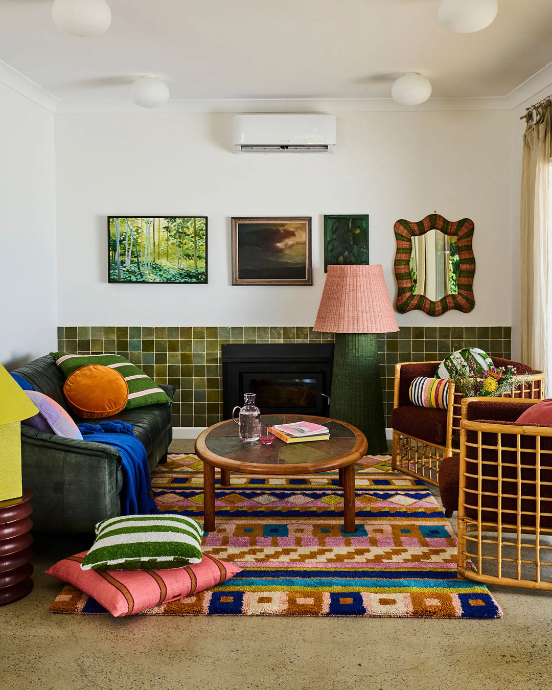 Kip & Co Portofino Rattan Floor Lamp