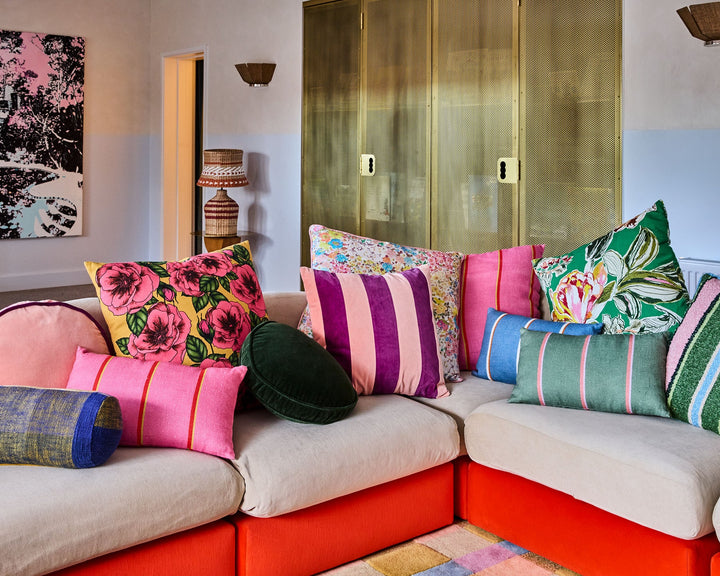 Kip & Co Forever Floral Butter Upholstery Cushion