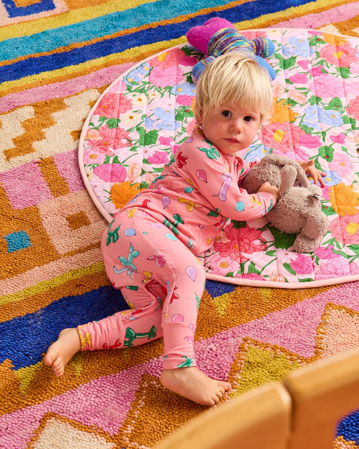 Kip & Co Follow The Sun Yellow Quilted Baby Play Mat