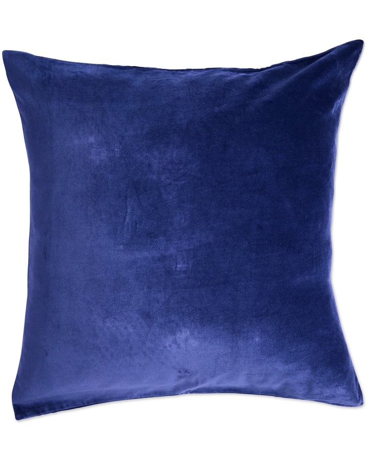 Kip & Co Navy Velvet European Pillowcases