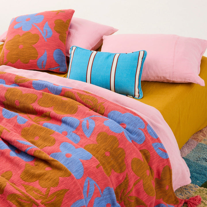 Kip & Co Flora Woven Throw