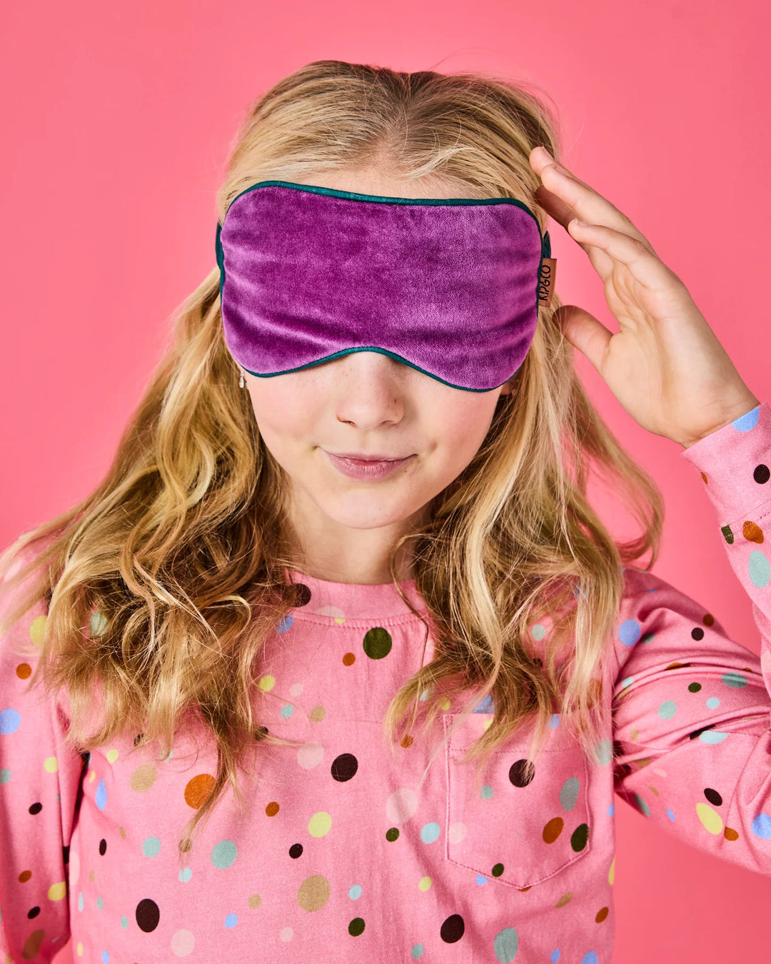 Kip & Co Wild Grape Velvet Eye Mask