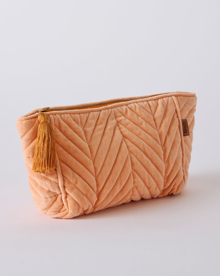 Kip & Co Melon Velvet Toiletry Bag