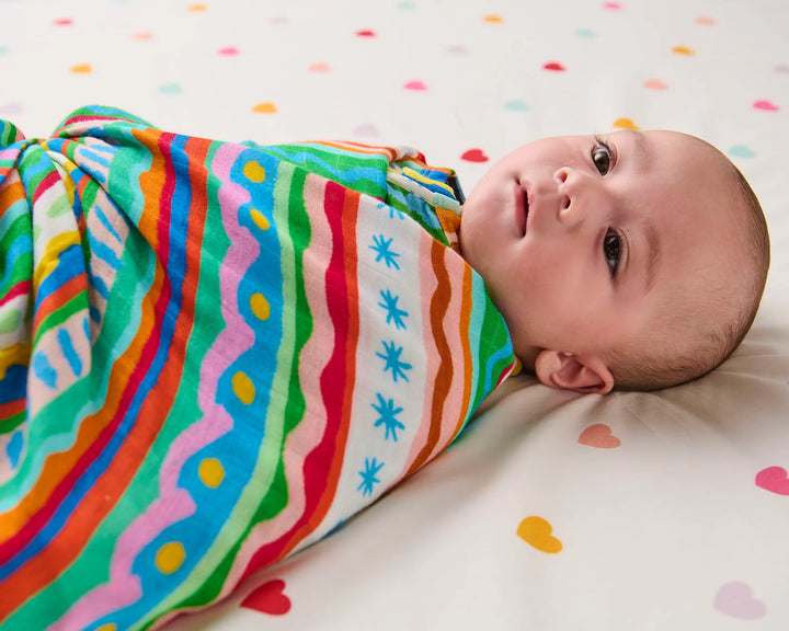 Kip & Co Beach Patterns Bamboo Swaddle