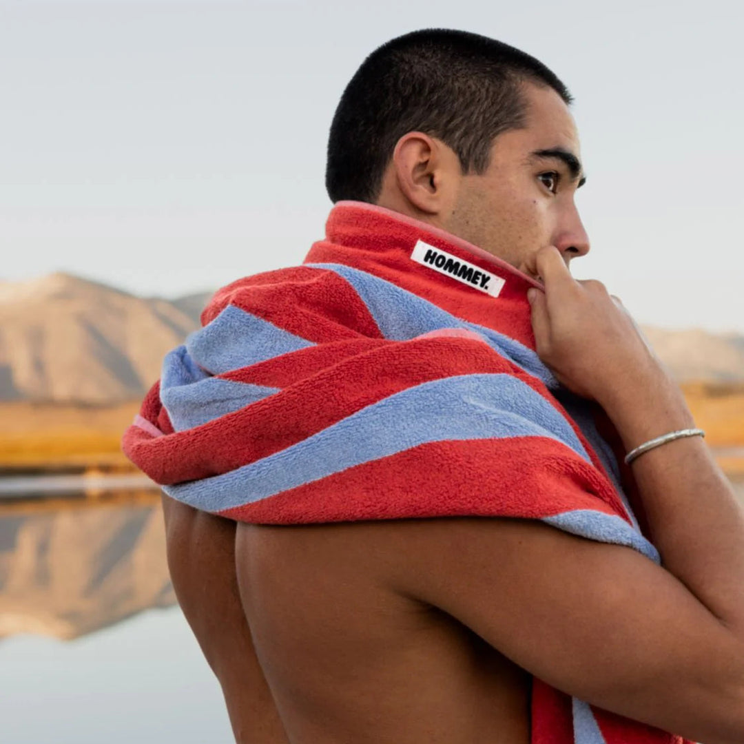 Hommey Beach Towel - Picnic Stripes