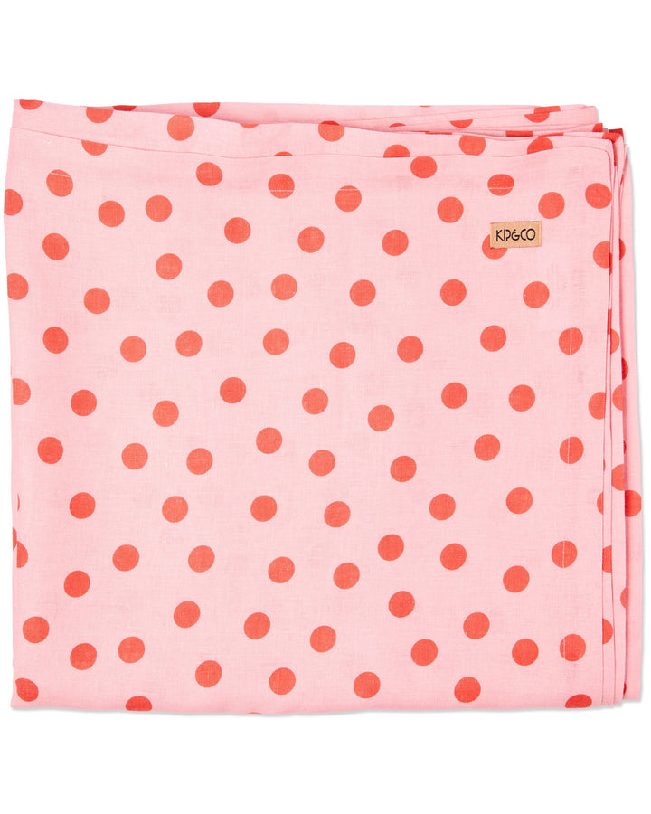 Kip & Co Polkadot Pink Tablecloth