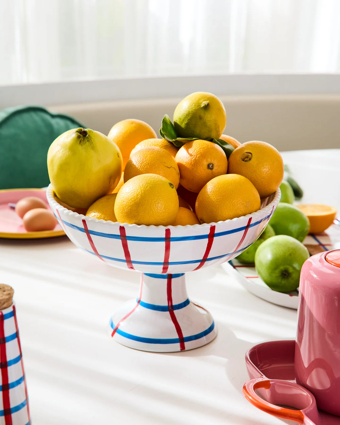 Kip & Co Bon Appetit Tartan Fruit Bowl