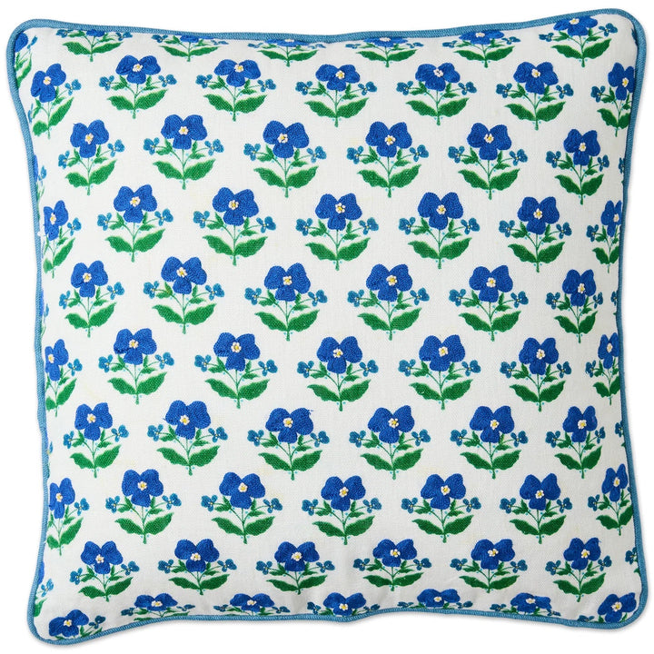 Kip & Co x Anna Spiro Indian Summer White Embroidered Cushion