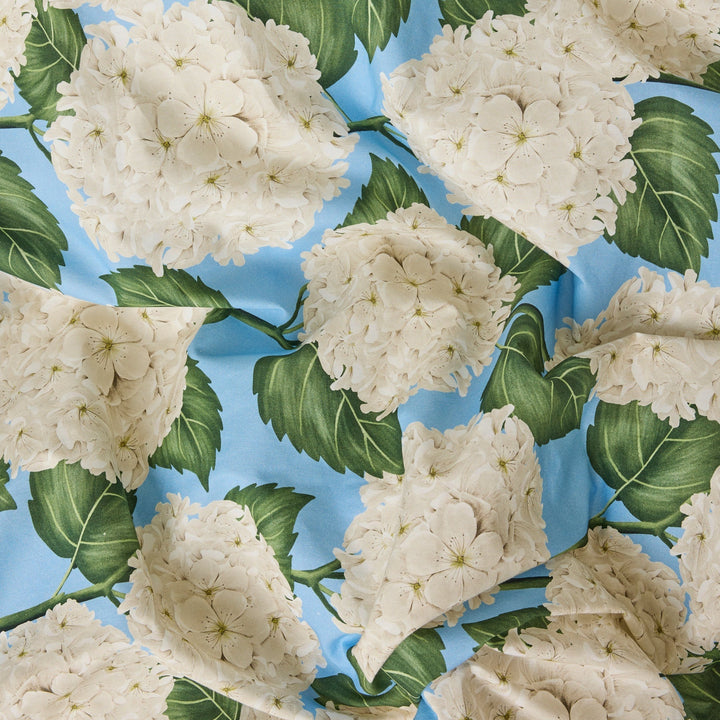 Kip & Co Hydrangea Blue Organic Cotton Fitted Sheet
