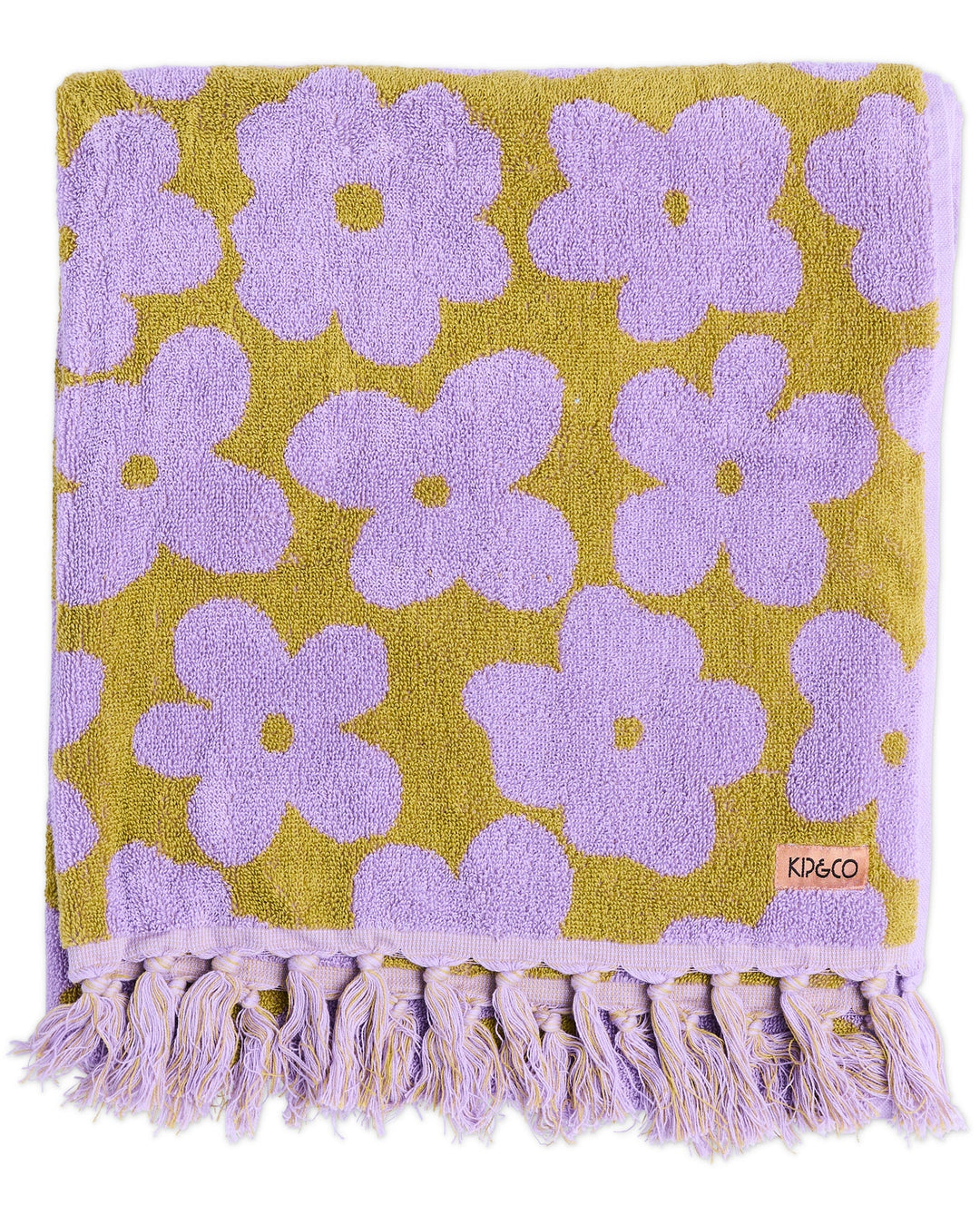 Kip & Co Big Flower Terry Bath Sheet