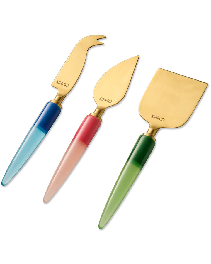 Kip & Co Bejewelled Cheese Knife Set