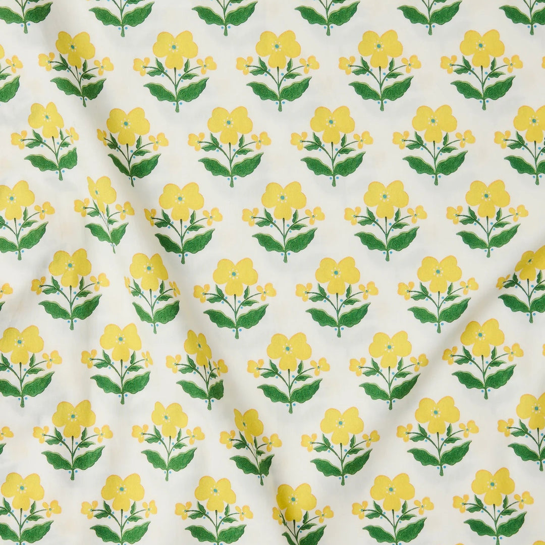 Kip & Co x Anna Spiro Indian Summer Yellow Organic Cotton Pillowcases