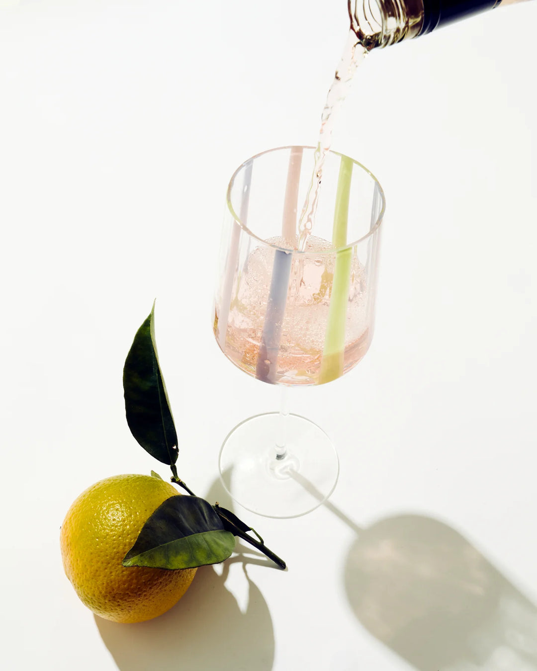 Kip & Co Neptune Stripe Wine Glass 2P Set