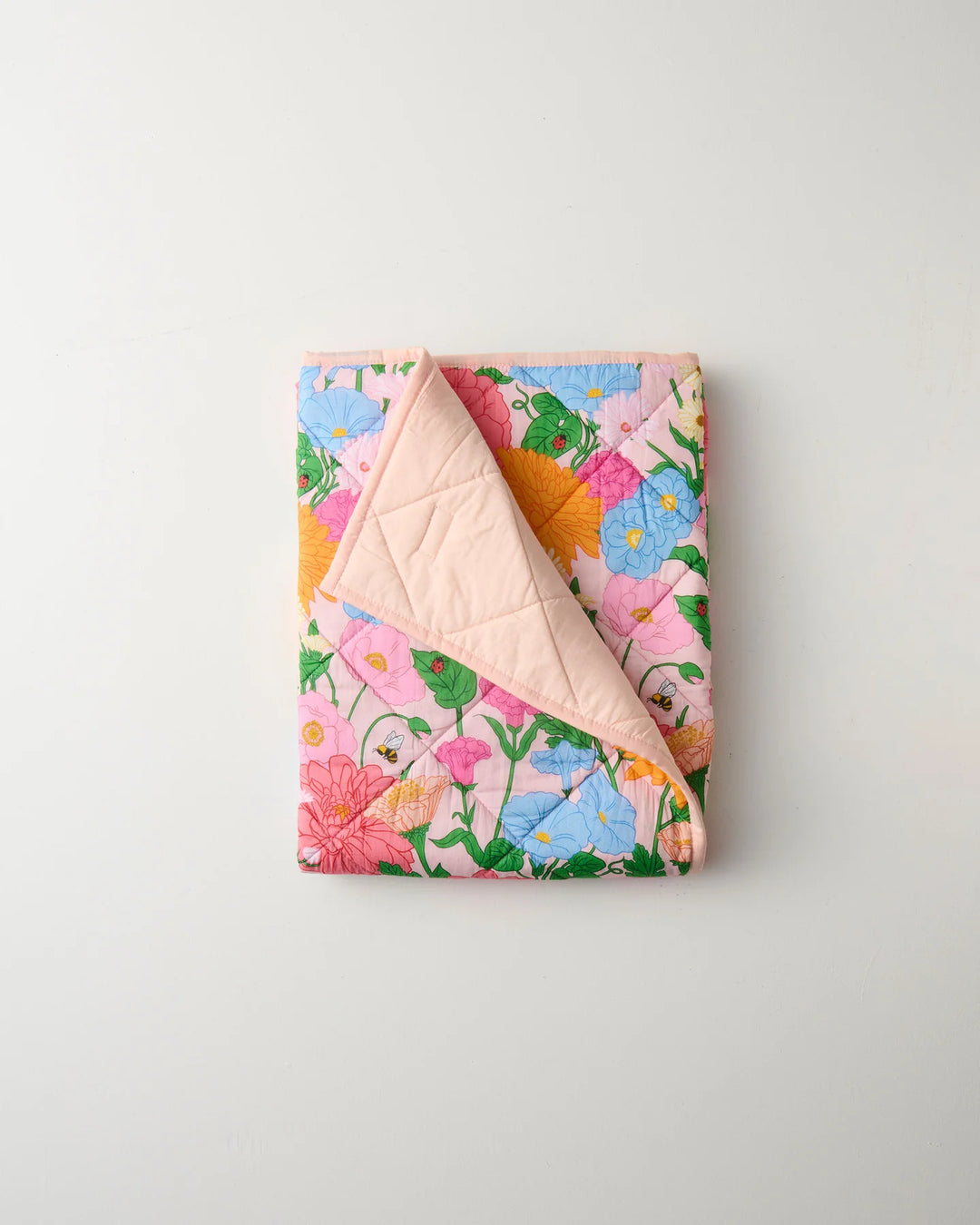 Kip & Co Follow The Sun Organic Cotton Quilted Cot Bedspread