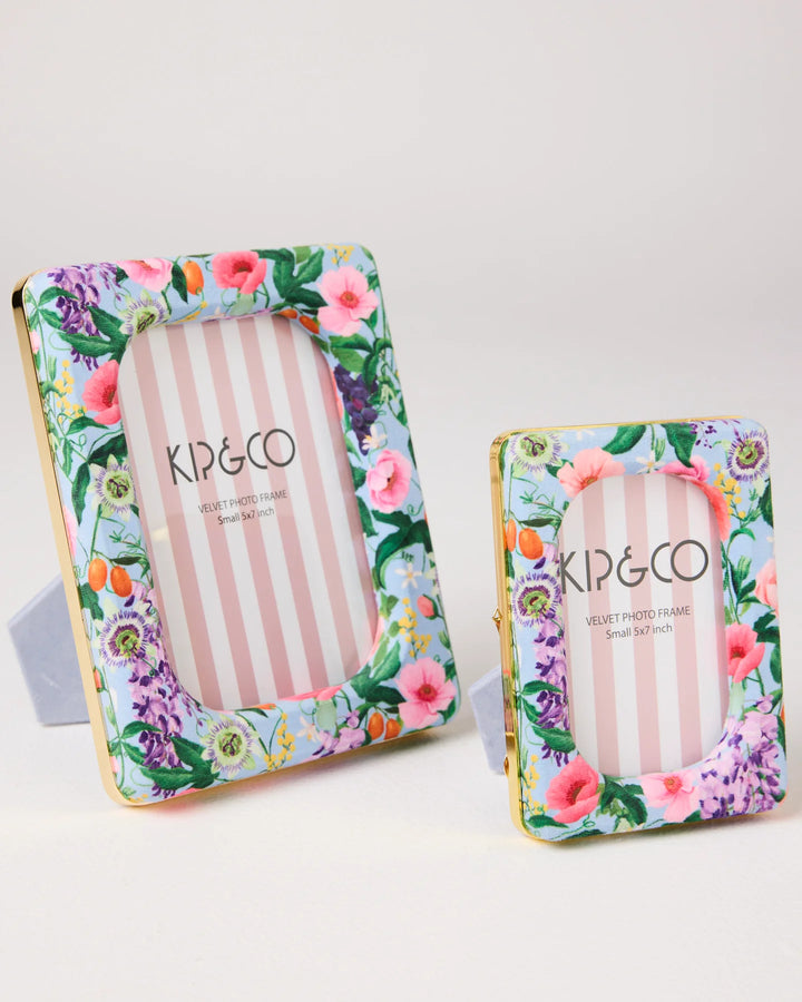 Kip & Co Spring In The Air Oval Velvet Photo Frame