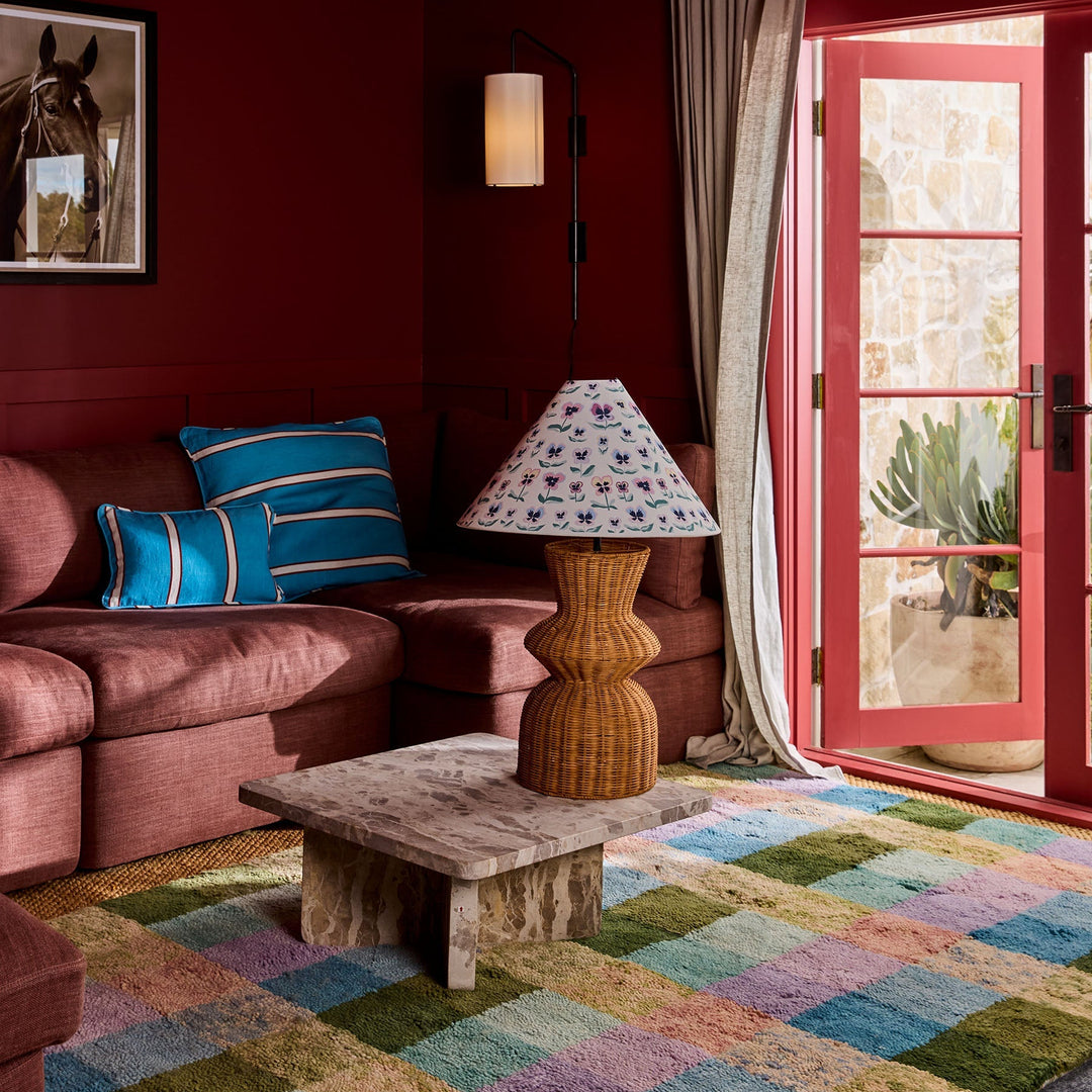 Kip & Co Piazza Stripe Upholstery Square Lounge Cushion