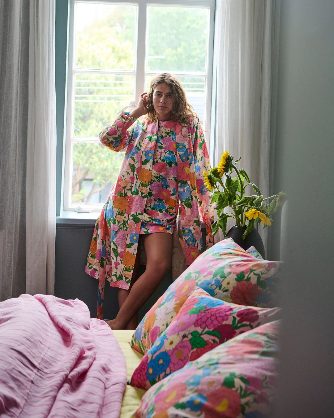 Kip & Co Follow The Sun Linen Robe