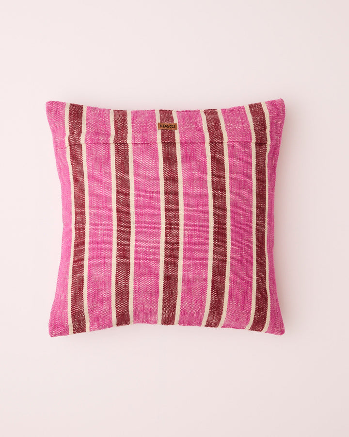 Kip & Co Cherry Sundae Woven Square Cushion