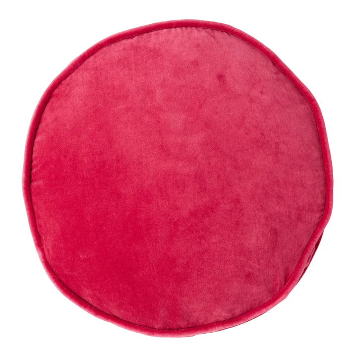 Kip & Co Rhubarb Velvet Pea Cushion
