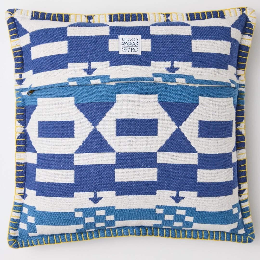 Kip & Co x Anna Spiro Tik Tak Woven Cushion