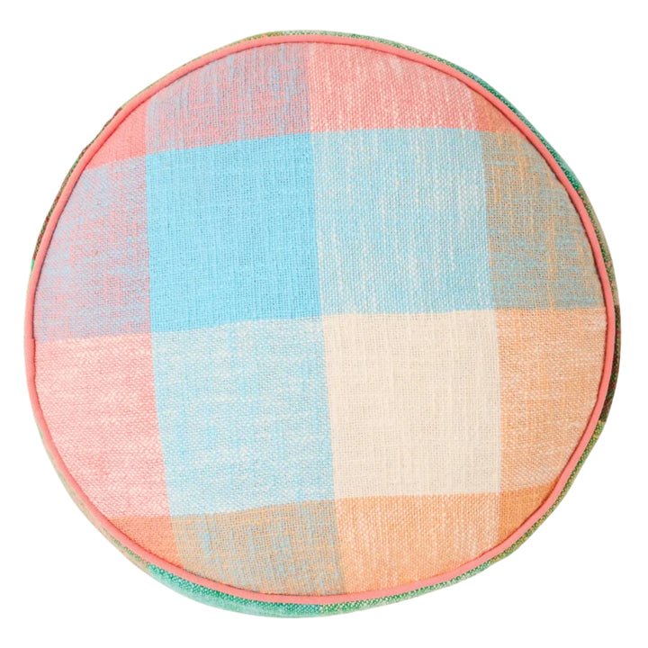 Kip & Co Paloma Tartan Woven Pea Cushion