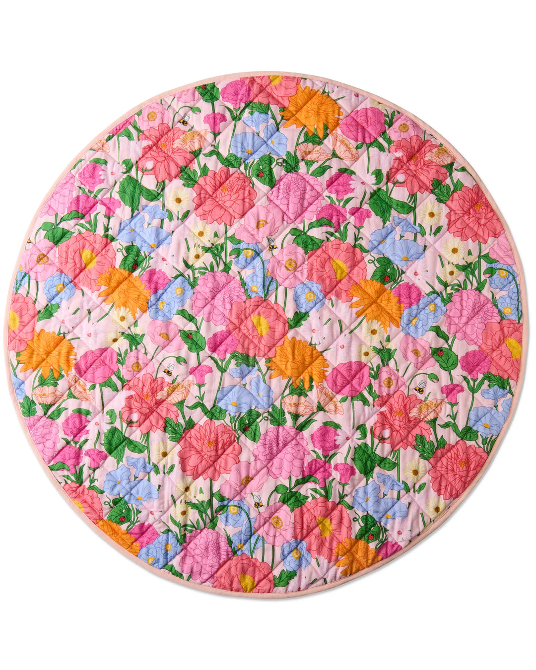 Kip & Co Follow The Sun Yellow Quilted Baby Play Mat