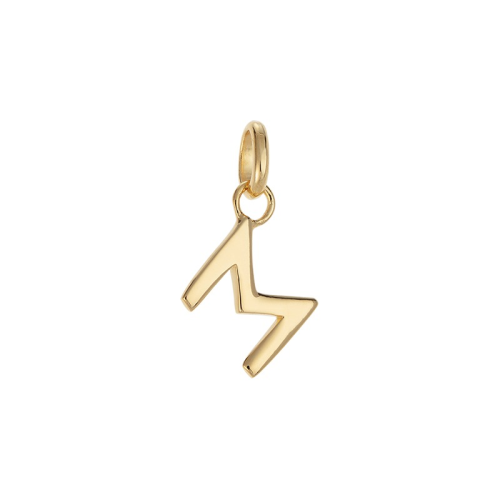 Kirstin Ash Initial Outline A-Z 18K Gold Vermeil