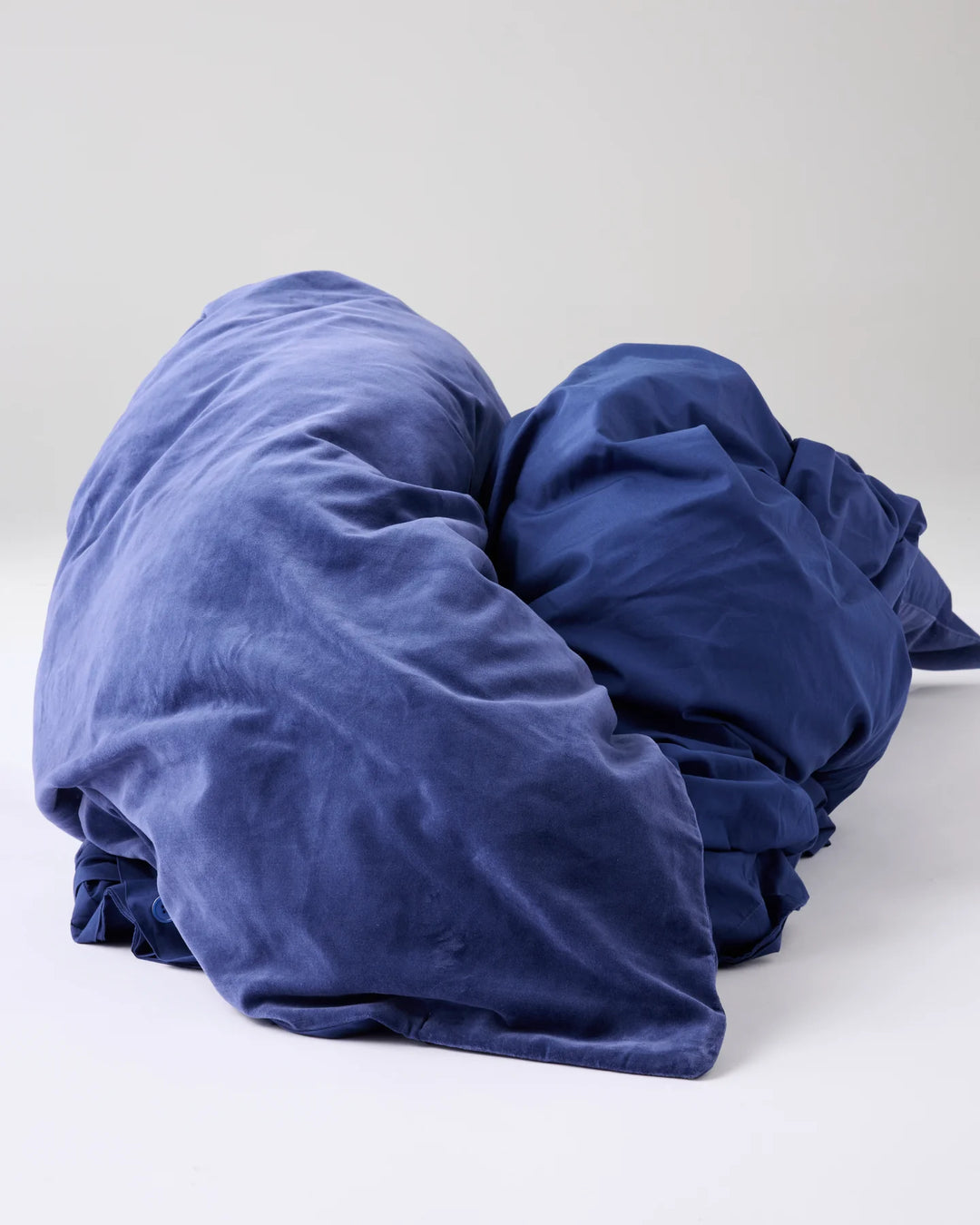Kip & Co Navy Velvet Quilt Cover