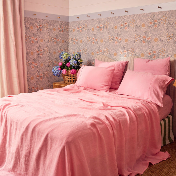 Kip & Co Blossom Linen Fitted Sheet