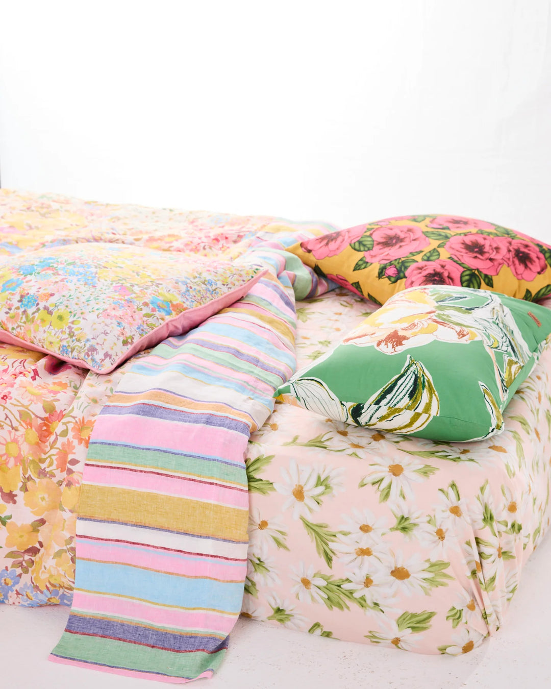 Kip & Co Sweet Daisy Organic Cotton Fitted Sheet