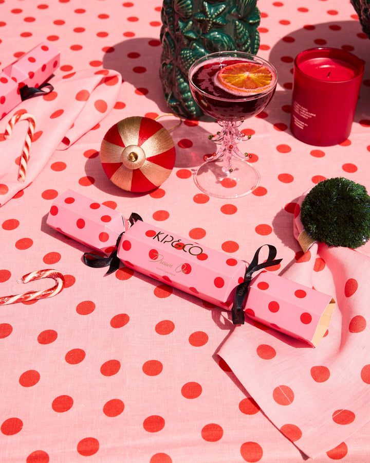 Kip & Co Polkadot Pink Tablecloth