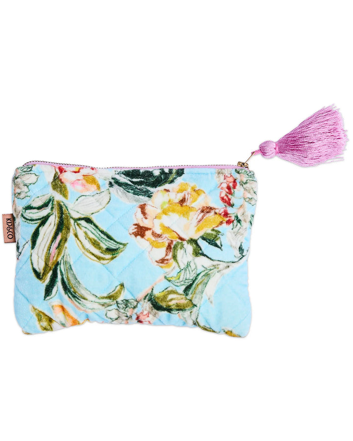 Kip & Co Somerset Blue Velvet Cosmetics Purse