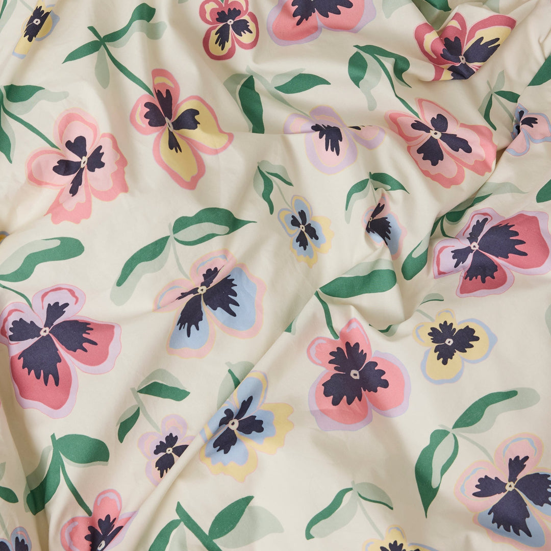 Kip & Co Pretty Pansy Organic Cotton European Pillowcases