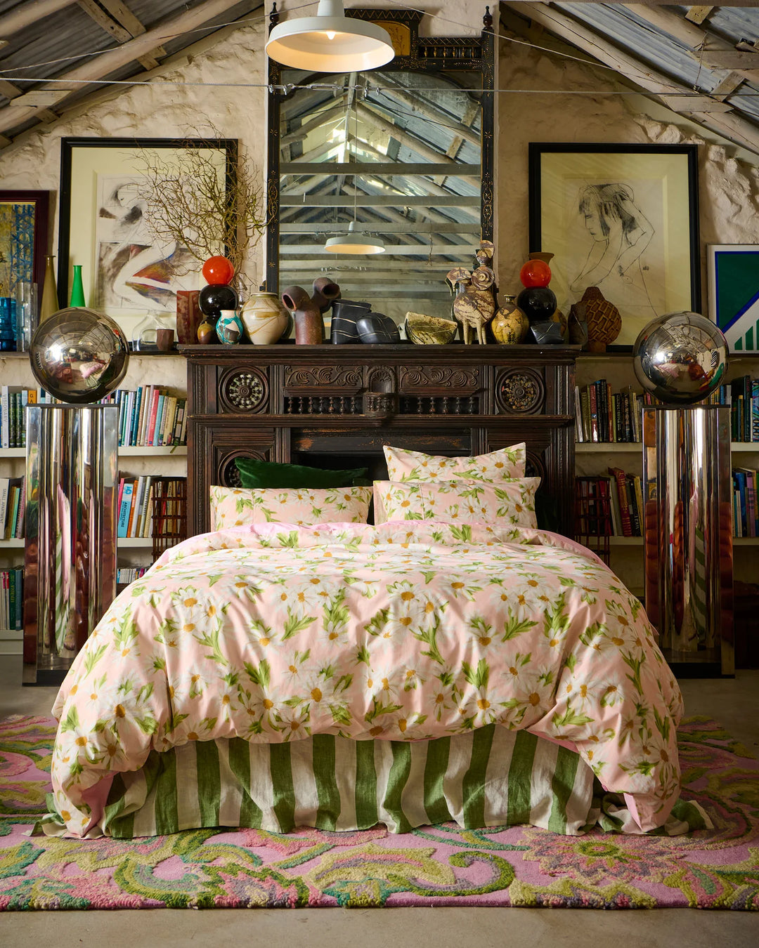 Kip & Co Sweet Daisy Organic Cotton Quilt Cover