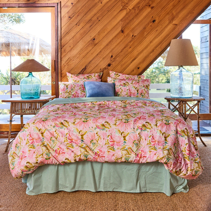 Kip & Co Warm Floral Breeze Organic Cotton European Pillowcases